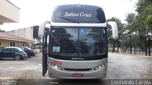 Viação Santa Cruz 202145 na cidade de Guaxupé, Minas Gerais, Brasil, por Leonardo Carola. Número da foto: #3947169.