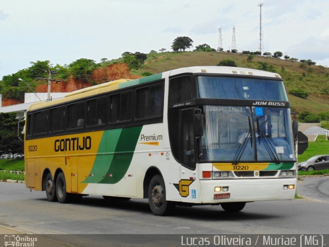 Empresa Gontijo de Transportes 11220 na cidade de Muriaé, Minas Gerais, Brasil, por Lucas Oliveira. ID da foto: 3947203.