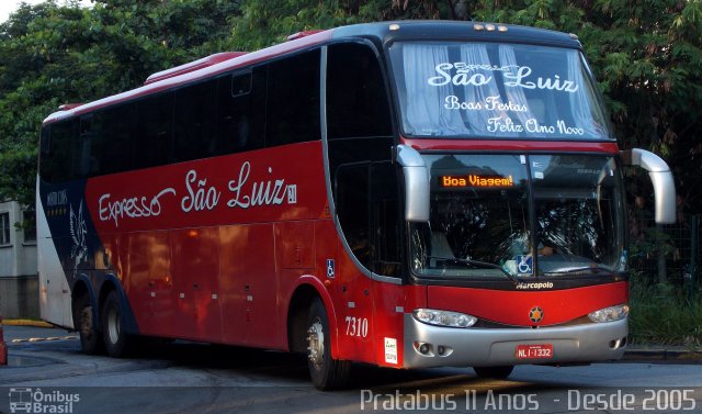 Expresso São Luiz 7310 na cidade de São Paulo, São Paulo, Brasil, por Cristiano Soares da Silva. ID da foto: 3947176.