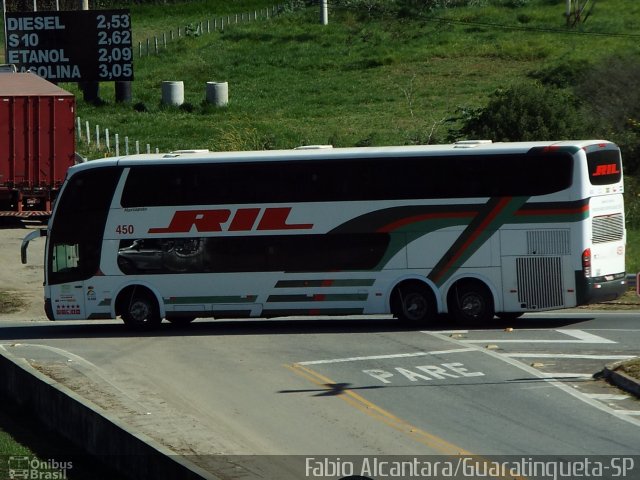 RIL - Rodoviário Ibitinguense Ltda. 450 na cidade de Aparecida, São Paulo, Brasil, por Fabio Alcantara. ID da foto: 3947432.