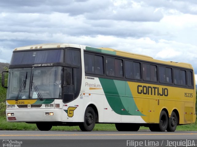 Empresa Gontijo de Transportes 15335 na cidade de Jequié, Bahia, Brasil, por Filipe Lima. ID da foto: 3948818.