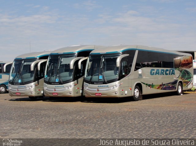 Viação Garcia 7496 na cidade de Londrina, Paraná, Brasil, por José Augusto de Souza Oliveira. ID da foto: 3949466.