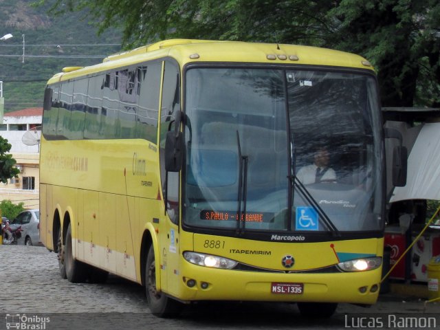 Viação Itapemirim 8881 na cidade de Serra Talhada, Pernambuco, Brasil, por Lucas Ramon. Número da foto: #3948257.