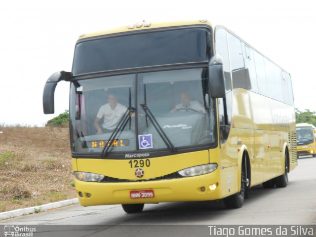 Viação Nordeste 1290 na cidade de Natal, Rio Grande do Norte, Brasil, por Tiago Gomes da Silva. Número da foto: #3949321.
