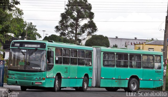 Viação Tamandaré KB694 na cidade de Curitiba, Paraná, Brasil, por Luiz Scarabotto . Número da foto: #3948785.