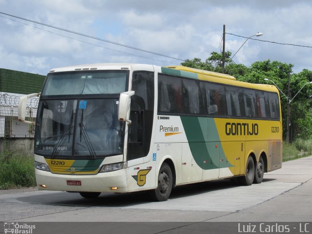 Empresa Gontijo de Transportes 12210 na cidade de Recife, Pernambuco, Brasil, por Luiz Carlos de Santana. ID da foto: 3951704.