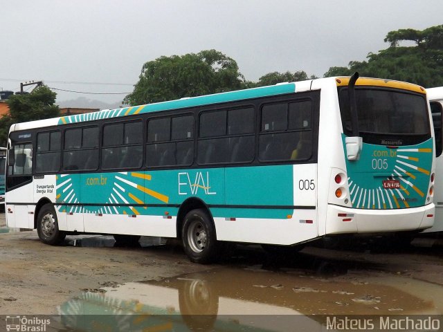 EVAL - Empresa de Viação Angrense 005 na cidade de Angra dos Reis, Rio de Janeiro, Brasil, por Mateus Machado. Número da foto: #3951043.
