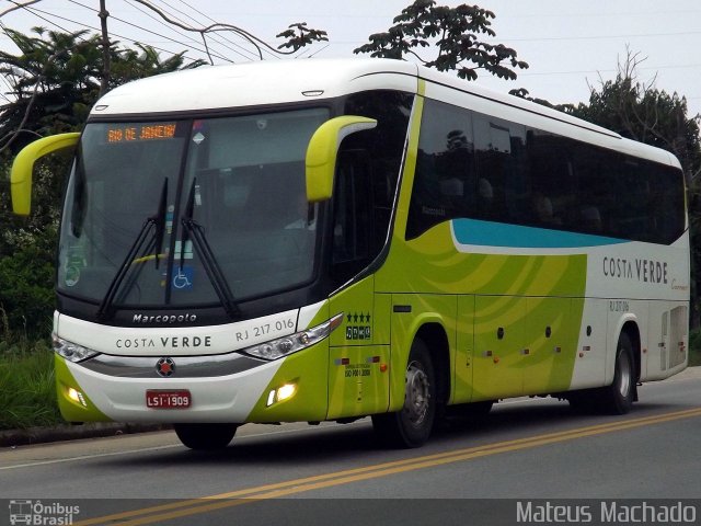 Costa Verde Transportes RJ 217.016 na cidade de Angra dos Reis, Rio de Janeiro, Brasil, por Mateus Machado. ID da foto: 3951074.