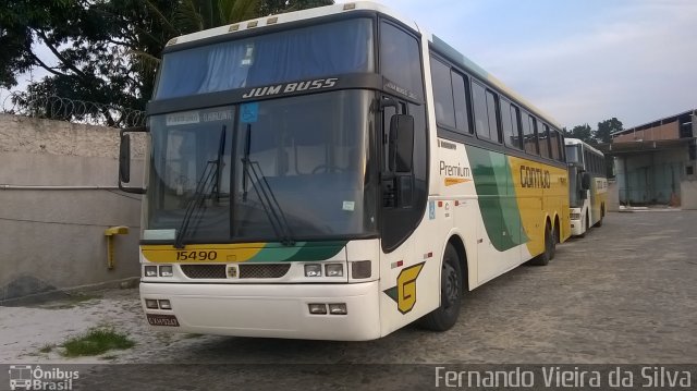 Empresa Gontijo de Transportes 15490 na cidade de Teixeira de Freitas, Bahia, Brasil, por Fernando Vieira da Silva. ID da foto: 3951231.