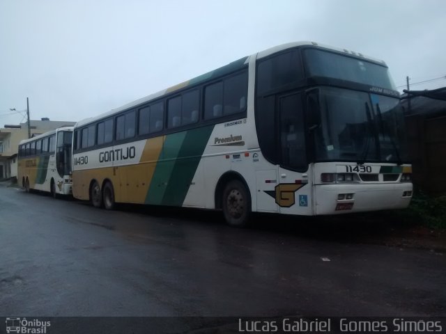 Empresa Gontijo de Transportes 11430 na cidade de Minas Novas, Minas Gerais, Brasil, por Lucas Gabriel  Gomes Simões. ID da foto: 3951671.