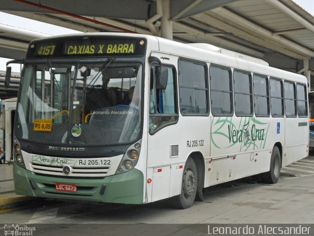 Viação Vera Cruz RJ 205.122 na cidade de Rio de Janeiro, Rio de Janeiro, Brasil, por Leonardo Alecsander. Número da foto: #3952335.