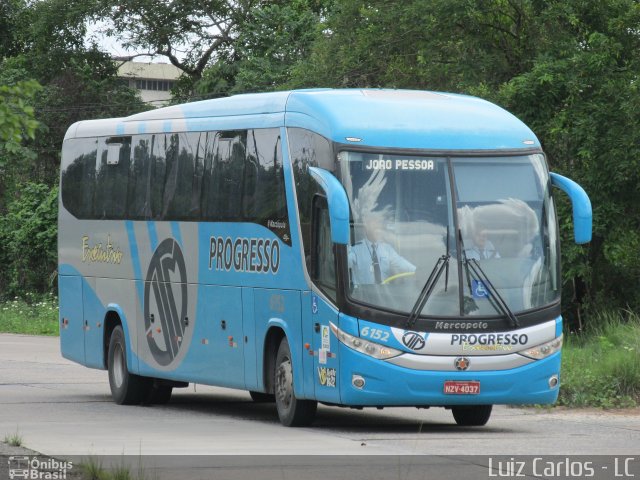 Auto Viação Progresso 6152 na cidade de Recife, Pernambuco, Brasil, por Luiz Carlos de Santana. Número da foto: #3951712.