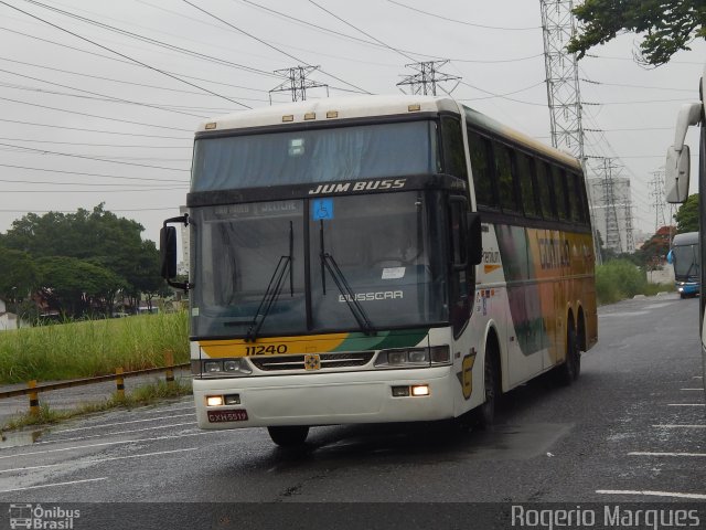 Empresa Gontijo de Transportes 11240 na cidade de São José dos Campos, São Paulo, Brasil, por Rogerio Marques. ID da foto: 3954218.