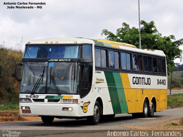 Empresa Gontijo de Transportes 11440 na cidade de João Monlevade, Minas Gerais, Brasil, por Antonio Carlos Fernandes. ID da foto: 3953722.