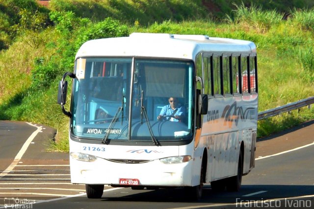 AVOA - Auto Viação Ourinhos Assis 21263 na cidade de Tarumã, São Paulo, Brasil, por Francisco Ivano. Número da foto: #3954844.