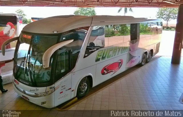 Eucatur - Empresa União Cascavel de Transportes e Turismo 4936 na cidade de Rondonópolis, Mato Grosso, Brasil, por Patrick  Roberto de Matos. Número da foto: #3953178.