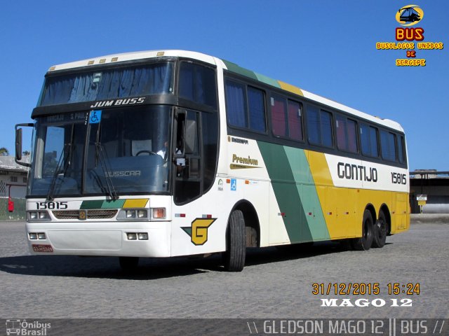 Empresa Gontijo de Transportes 15815 na cidade de Aracaju, Sergipe, Brasil, por Gledson Santos Freitas. ID da foto: 3953652.