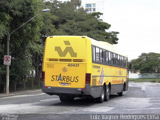 Viação Itapemirim 40431 na cidade de São José dos Campos, São Paulo, Brasil, por Luiz Vagner Rodrigues Lima. ID da foto: 3954681.