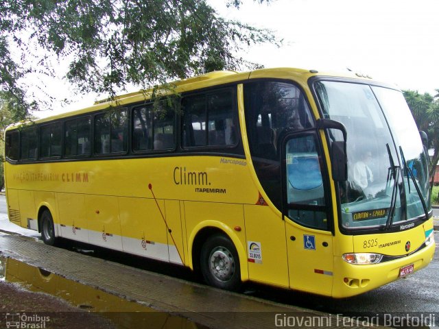 Viação Itapemirim 8525 na cidade de Curitiba, Paraná, Brasil, por Giovanni Ferrari Bertoldi. ID da foto: 3953858.