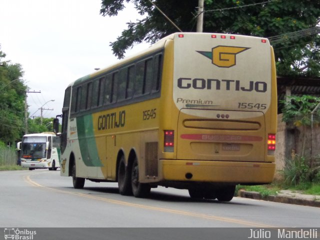 Empresa Gontijo de Transportes 15545 na cidade de Belo Horizonte, Minas Gerais, Brasil, por Júlio  Mandelli. ID da foto: 3952915.