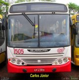 Empresa de Ônibus Pássaro Marron 1505 na cidade de Londrina, Paraná, Brasil, por Carlos Júnior. Número da foto: #:id.