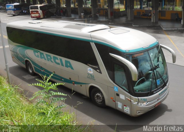 Viação Garcia 7786 na cidade de Ribeirão Preto, São Paulo, Brasil, por Marcio Freitas. Número da foto: #3955514.