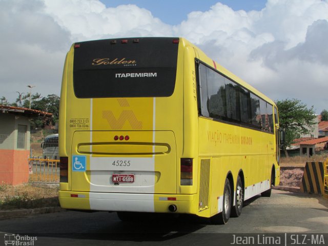 Viação Itapemirim 45255 na cidade de São Luís, Maranhão, Brasil, por Jean Lima. Número da foto: #3957101.