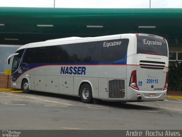 Viação Nasser 209115 na cidade de Mogi Mirim, São Paulo, Brasil, por André  Rocha Alves. Número da foto: #3955653.