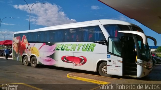 Eucatur - Empresa União Cascavel de Transportes e Turismo 4936 na cidade de Ribeirão Preto, São Paulo, Brasil, por Patrick  Roberto de Matos. Número da foto: #3956252.