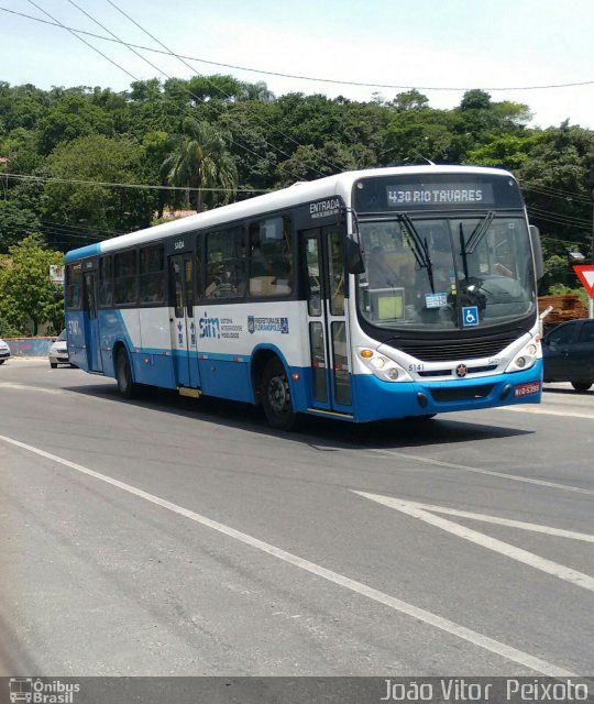 Insular Transportes Coletivos 5141 na cidade de Florianópolis, Santa Catarina, Brasil, por João Vitor  Peixoto. ID da foto: 3956791.