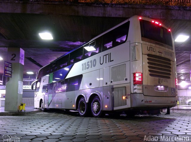 UTIL - União Transporte Interestadual de Luxo 11510 na cidade de Belo Horizonte, Minas Gerais, Brasil, por Adão Raimundo Marcelino. Número da foto: #3956816.