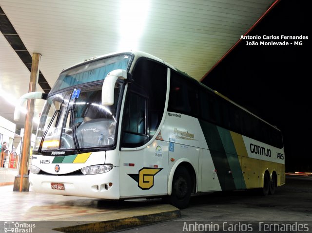 Empresa Gontijo de Transportes 14125 na cidade de João Monlevade, Minas Gerais, Brasil, por Antonio Carlos Fernandes. Número da foto: #3955550.