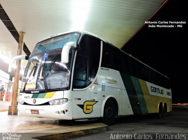 Empresa Gontijo de Transportes 14125 na cidade de João Monlevade, Minas Gerais, Brasil, por Antonio Carlos Fernandes. ID da foto: 3955550.