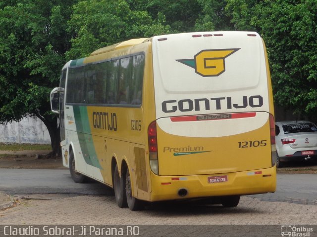 Empresa Gontijo de Transportes 12105 na cidade de Ji-Paraná, Rondônia, Brasil, por Claudio Aparecido de Deus Sobral. ID da foto: 3891798.