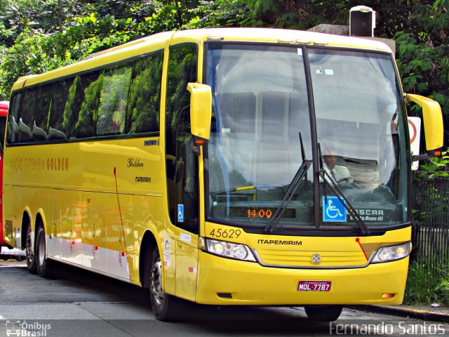 Viação Itapemirim 45629 na cidade de São Paulo, São Paulo, Brasil, por Fernando Santos. Número da foto: #3891595.