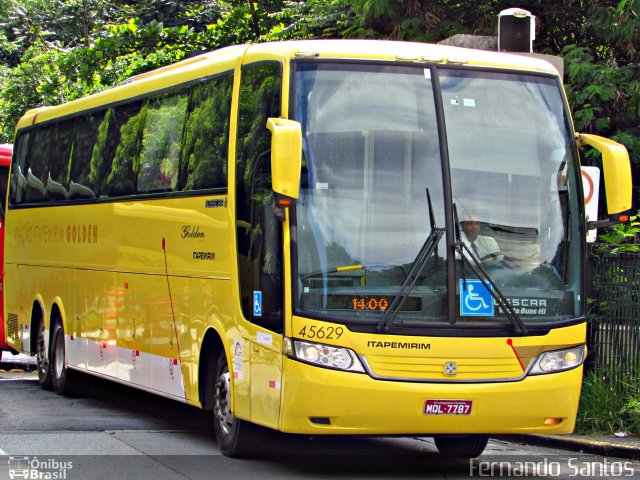 Viação Itapemirim 45629 na cidade de São Paulo, São Paulo, Brasil, por Fernando Santos. ID da foto: 3891595.