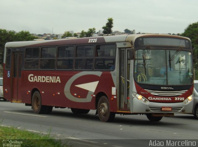 Expresso Gardenia 3725 na cidade de Belo Horizonte, Minas Gerais, Brasil, por Adão Raimundo Marcelino. Número da foto: #3892064.