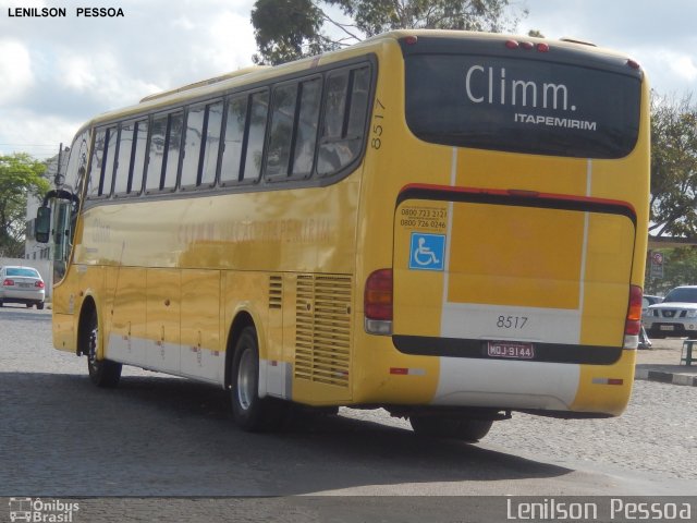 Viação Itapemirim 8517 na cidade de Caruaru, Pernambuco, Brasil, por Lenilson da Silva Pessoa. ID da foto: 3890232.