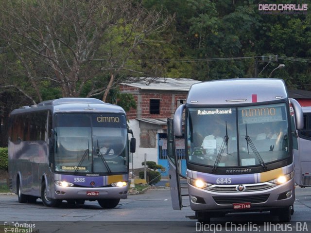 Rota Transportes Rodoviários 6845 na cidade de Ilhéus, Bahia, Brasil, por Diego Charlis Coelho. Número da foto: #3891990.