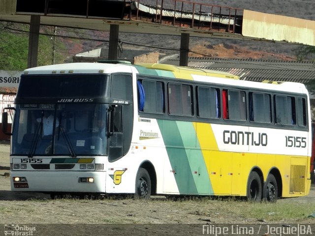 Empresa Gontijo de Transportes 15155 na cidade de Jequié, Bahia, Brasil, por Filipe Lima. ID da foto: 3892157.