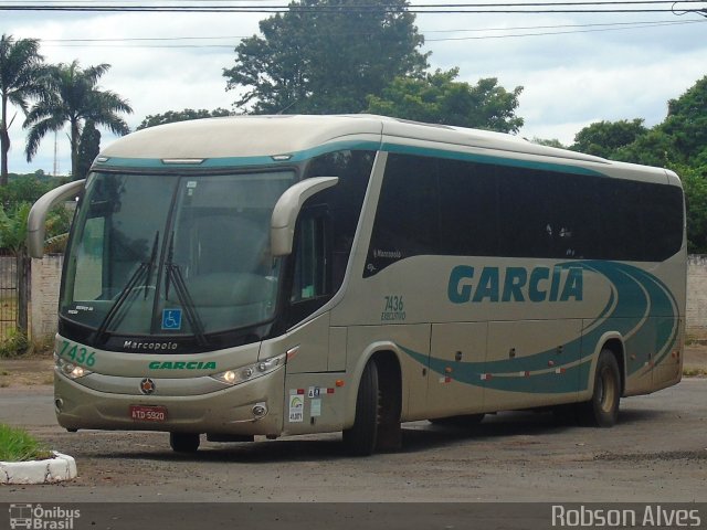 Viação Garcia 7436 na cidade de Paranavaí, Paraná, Brasil, por Robson Alves. Número da foto: #3892259.