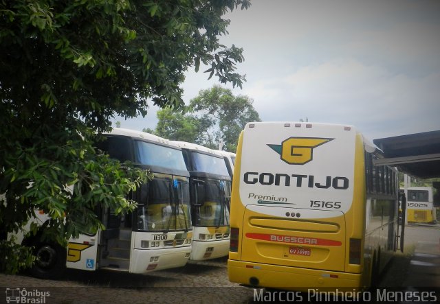 Empresa Gontijo de Transportes 15165 na cidade de Guarapari, Espírito Santo, Brasil, por Marcos Pinnheiro Meneses. ID da foto: 3892503.