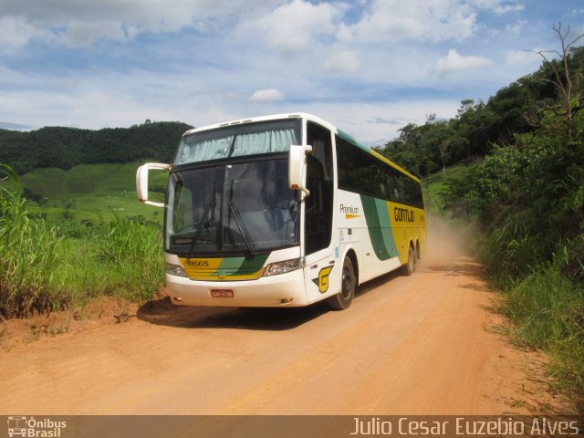 Empresa Gontijo de Transportes 11665 na cidade de Dom Silvério, Minas Gerais, Brasil, por Julio Cesar Euzebio Alves. Número da foto: #3958768.
