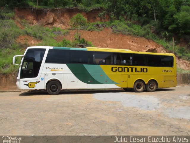 Empresa Gontijo de Transportes 11665 na cidade de Rio Doce, Minas Gerais, Brasil, por Julio Cesar Euzebio Alves. ID da foto: 3958948.