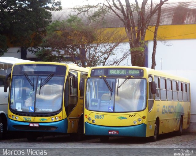 Viação Garcia 6567 na cidade de Maringá, Paraná, Brasil, por Marcos Viegas. Número da foto: #3958643.