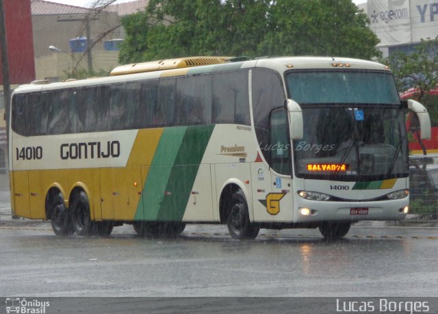 Empresa Gontijo de Transportes 14010 na cidade de Uberaba, Minas Gerais, Brasil, por Lucas Borges . Número da foto: #3958092.