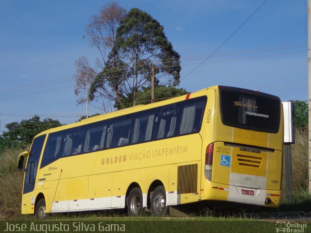 Viação Itapemirim 48101 na cidade de Gama, Distrito Federal, Brasil, por José Augusto da Silva Gama. Número da foto: #3957845.