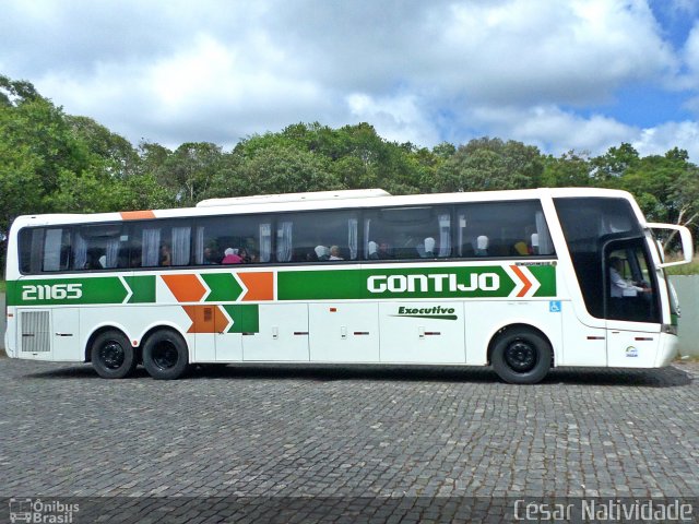 Empresa Gontijo de Transportes 21165 na cidade de Ouro Preto, Minas Gerais, Brasil, por César Natividade. ID da foto: 3961119.