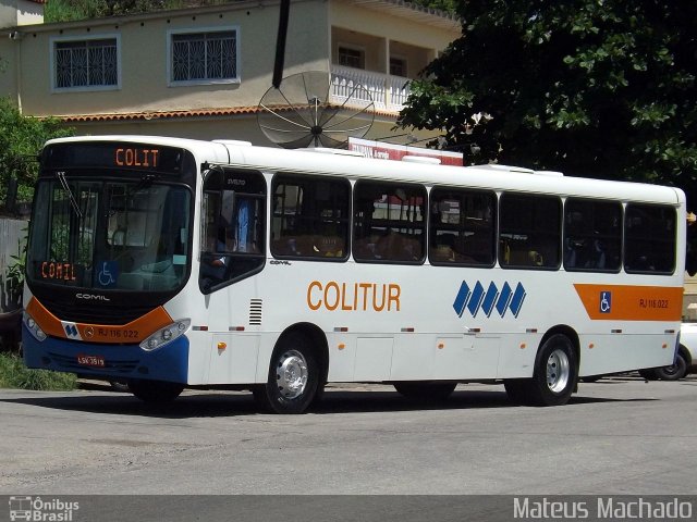 Colitur Transportes Rodoviários RJ 116.022 na cidade de Barra Mansa, Rio de Janeiro, Brasil, por Mateus Machado. Número da foto: #3960910.