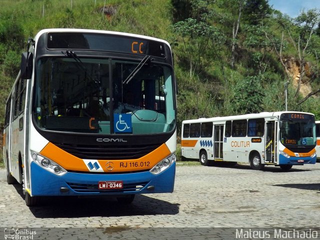 Colitur Transportes Rodoviários RJ 116.012 na cidade de Barra Mansa, Rio de Janeiro, Brasil, por Mateus Machado. ID da foto: 3960879.